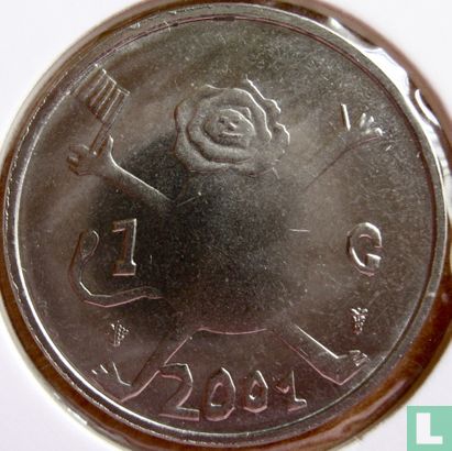 Niederlande 1 Gulden 2001 "Last gulden" - Bild 1