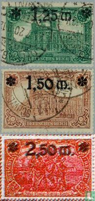 Main post office, with overprint