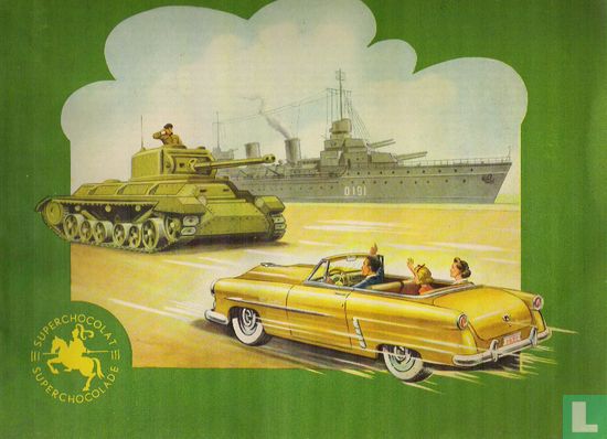 Oorlogsschepen-tanks-auto's - Afbeelding 1