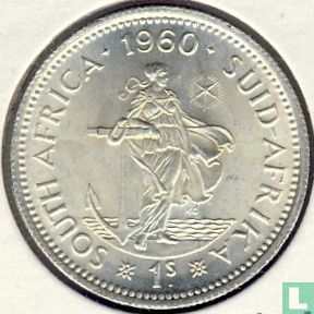 Zuid-Afrika 1 shilling 1960 - Afbeelding 1
