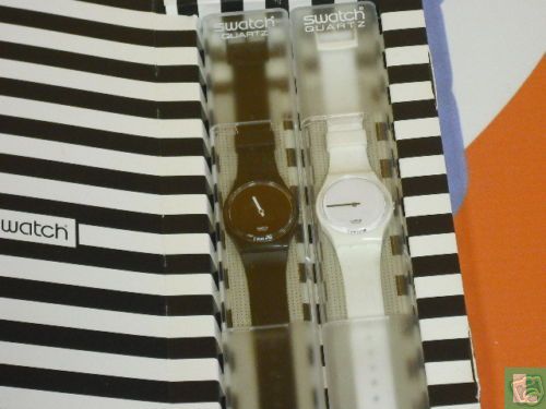 Swatch White Hours & Black Minutes   - Image 2
