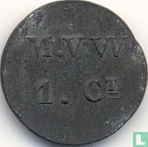 1 cent 1842-1859 Gewone Koloniën - Afbeelding 1