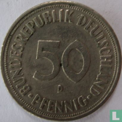 Allemagne 50 pfennig 1969 (D) - Image 2