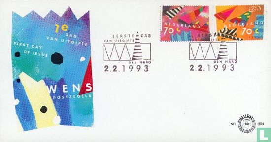 Greeting stamps