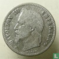 Frankrijk 50 centimes 1865 (BB) - Afbeelding 2
