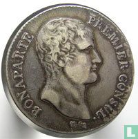 France 5 francs AN 12 (MA - BONAPARTE PREMIER CONSUL) - Image 2