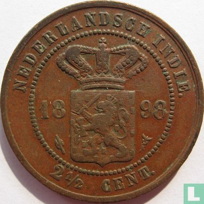 Nederlands-Indië 2½ cent 1898 - Afbeelding 1