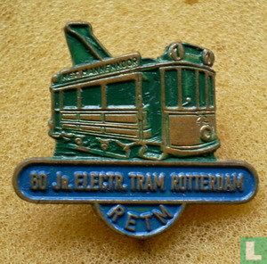 RETM 60 jr. Electr. Tram Rotterdam RET Mannenkoor [vert-bleu]