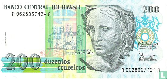 Brazil 200 cruzeiros - Image 1