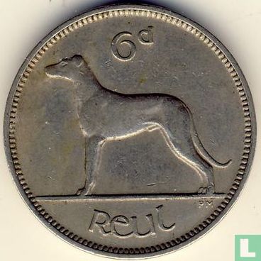 Irland 6 Pence 1952 - Bild 2