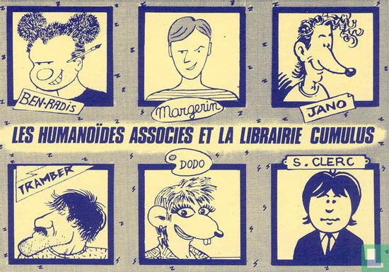 Uitnodigingskaart signeersessie Librairie Cumulus/Les Humanoïdes Associés - Afbeelding 1