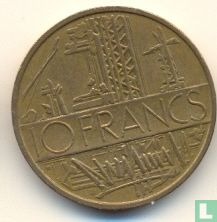 Frankreich 10 Franc 1980 - Bild 2