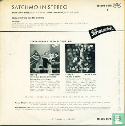 Satchmo in Stereo - Afbeelding 2
