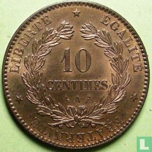 France 10 centimes 1885 - Image 2