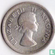 Afrique du Sud 6 pence 1960 - Image 2