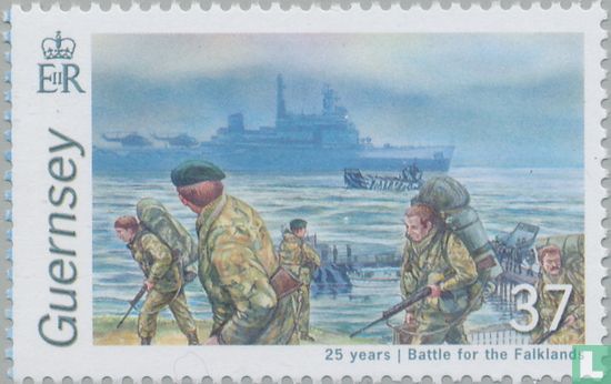 25-jarige herdenking van de Falkland Eilandenoorlog