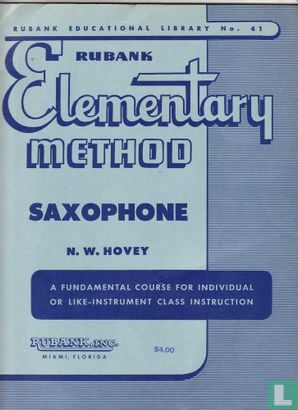 Elementary method Saxophone - Afbeelding 1