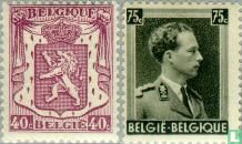 Klein staatswapen en Koning Leopold III