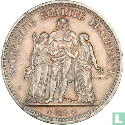 Frankreich 5 Franc 1848 (Herkules - A) - Bild 2