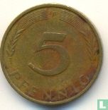 Duitsland 5 pfennig 1972 (F) - Afbeelding 2