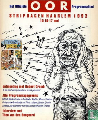 Het officiële Oor programmablad Stripdagen Haarlem 1992 15-16-17 mei  - Bild 1