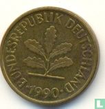 Germany 5 pfennig 1990 (F) - Image 1