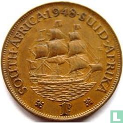 Afrique du Sud 1 penny 1948 (avec étoile après la date) - Image 1