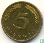 Germany 5 pfennig 1990 (F) - Image 2