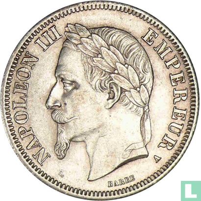 France 2 francs 1867 (A) - Image 2