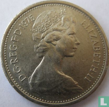 Royaume-Uni 5 new pence 1975 - Image 1