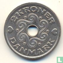 Denemarken 2 kroner 1992 - Afbeelding 2