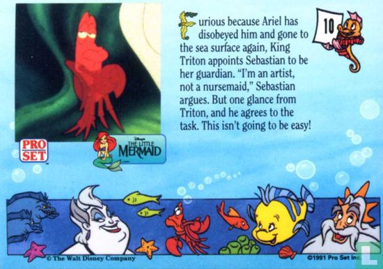 Furious because Ariel has disobeyed him - Afbeelding 2