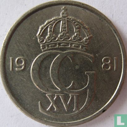 Zweden 10 öre 1981 - Afbeelding 1
