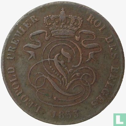 Belgique 2 centimes 1853 - Image 1