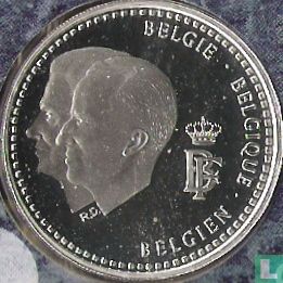 Belgium 250 francs 1996 (PROOF) "20th anniversary of the King Baudouin Foundation" - Image 2