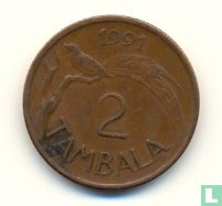 Malawi 2 tambala 1991 - Afbeelding 1