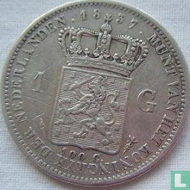 Netherlands 1 gulden 1837 - Image 1