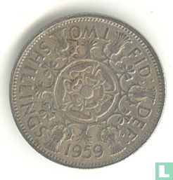 Royaume Uni 2 shillings 1959 - Image 1