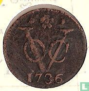VOC 1 duit 1736 (Holland) - Afbeelding 1