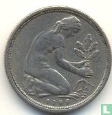 Germany 50 pfennig 1949 (F) - Image 1