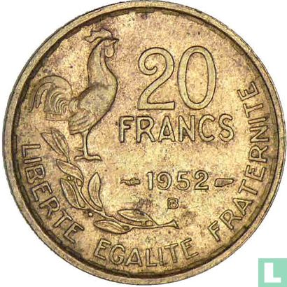 France 20 francs 1952 (B) - Image 1