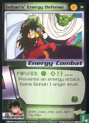 Gohan's Energy Defense