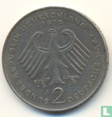 Duitsland 2 mark 1979 (J - Konrad Adenauer) - Afbeelding 1