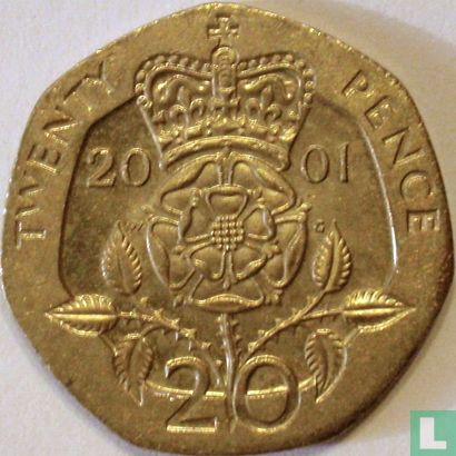 United Kingdom 20 pence 2001 - Image 1