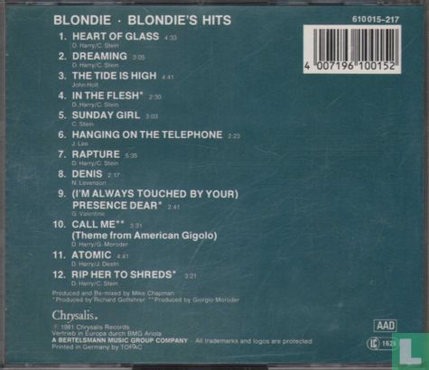Blondie's Hits - Image 2