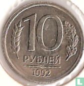 Rusland 10 roebels 1992 (koper-nikkel - IIMD) - Afbeelding 1