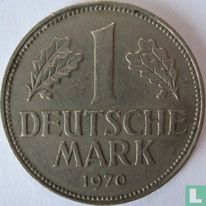 Allemagne 1 mark 1970 (D) - Image 1