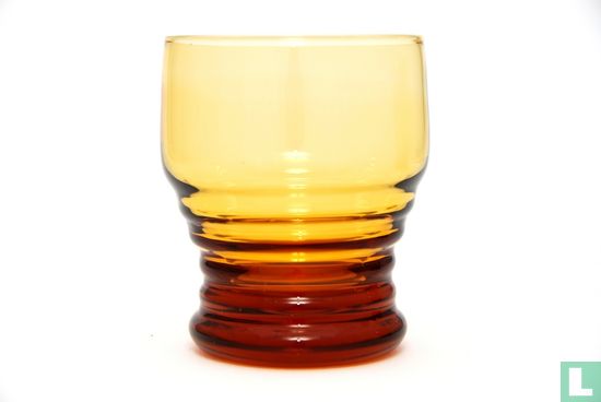 3185 met ringen Waterglas amber 180 ml 82 mm - Afbeelding 1