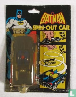 Batmobile spin-out car