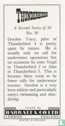 Gordon Tracy, pilot of Thunderbird 4 is pretty quiet by nature. - Afbeelding 2
